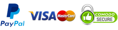 PayPal , Visa , Mastercard Secured By Comodo